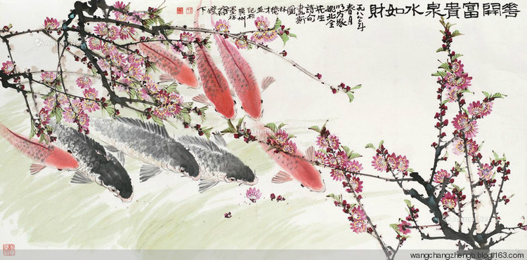 林德才国画花鸟作品