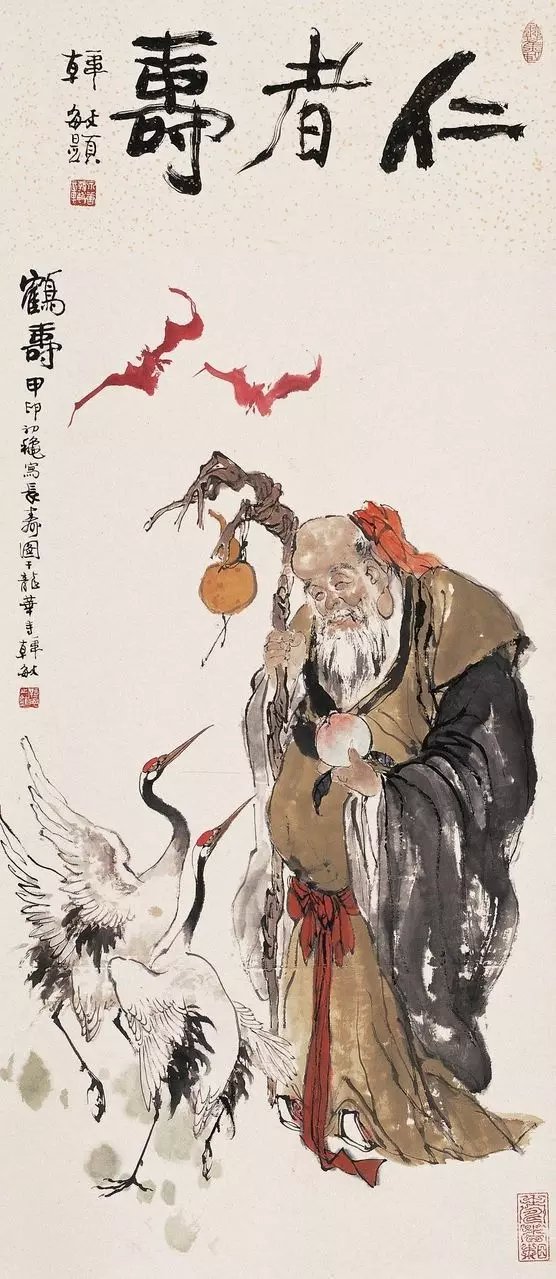 韩敏国画人物作品