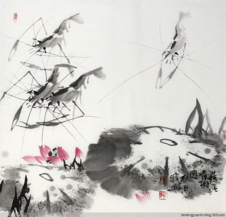 刘巨波国画花鸟作品