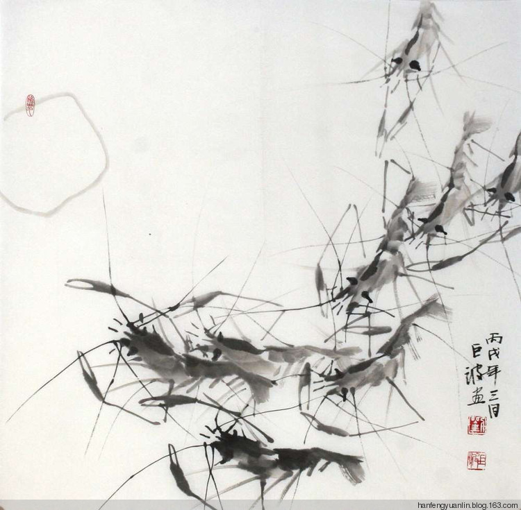 刘巨波国画花鸟作品