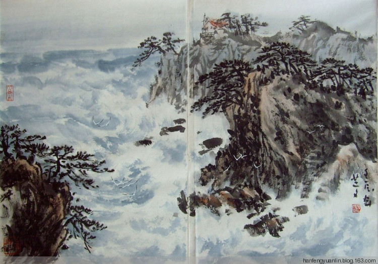 杨芝文国画作品