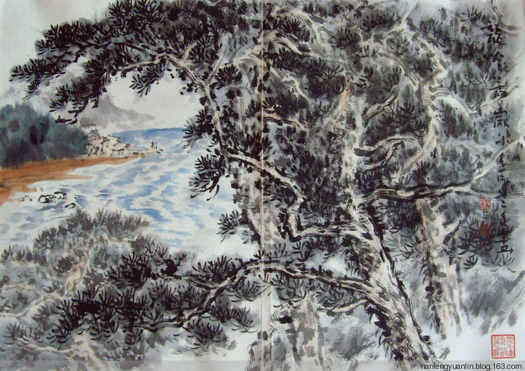 杨芝文国画作品