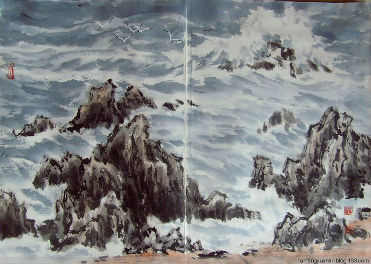 杨芝文国画作品