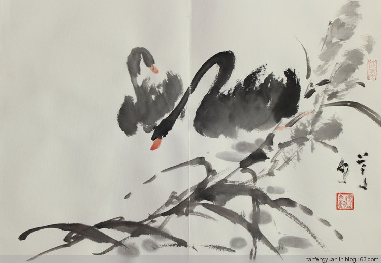 杨芝文国画作品