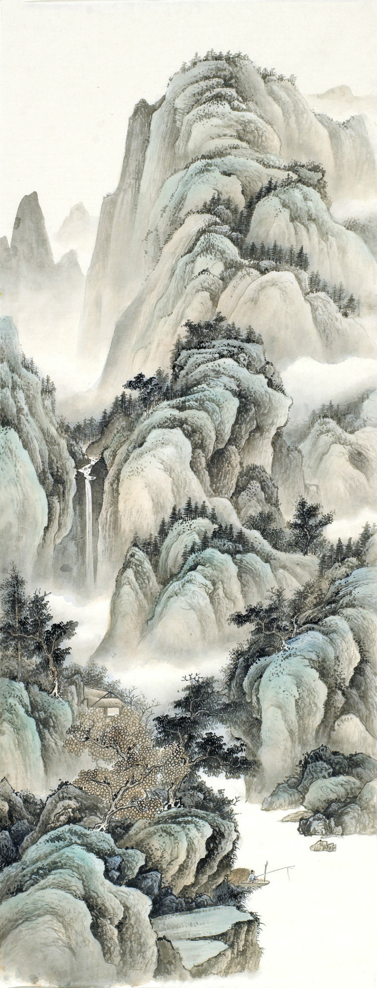 刘广国画山水作品
