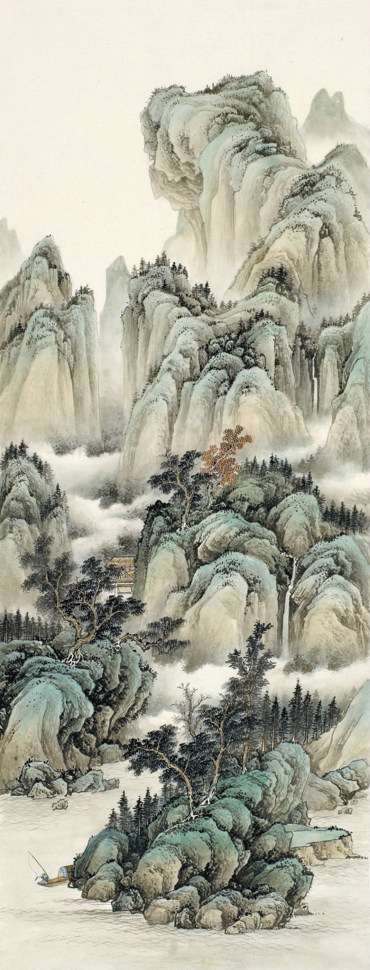 刘广国画山水作品
