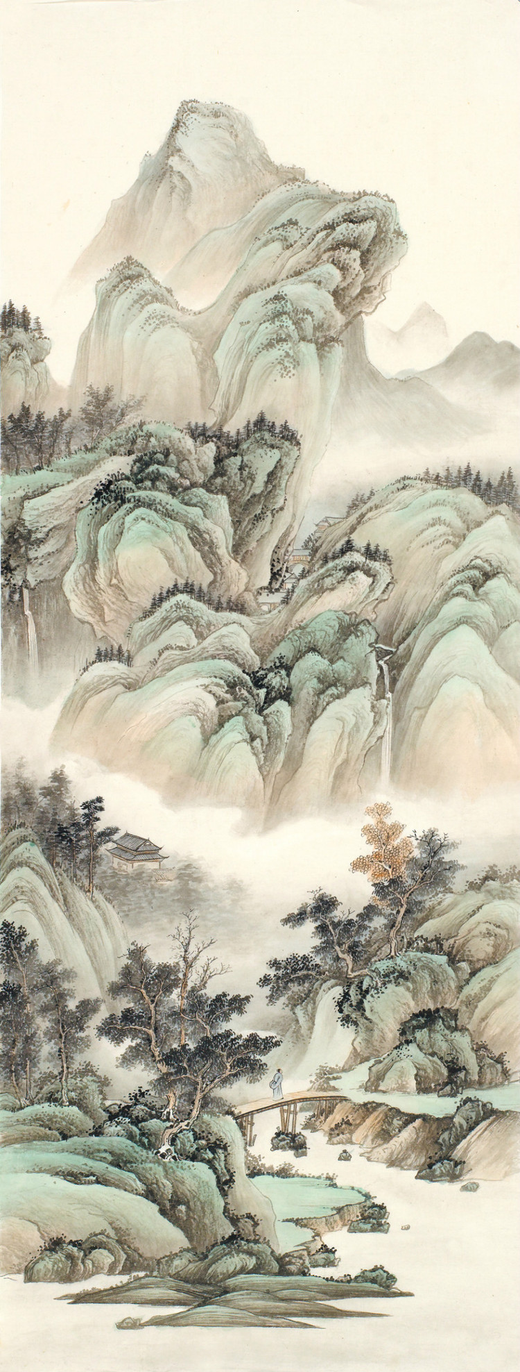 刘广国画山水作品
