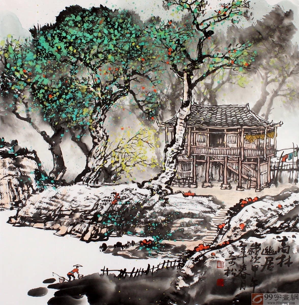 黄奇松国画山水作品（一）