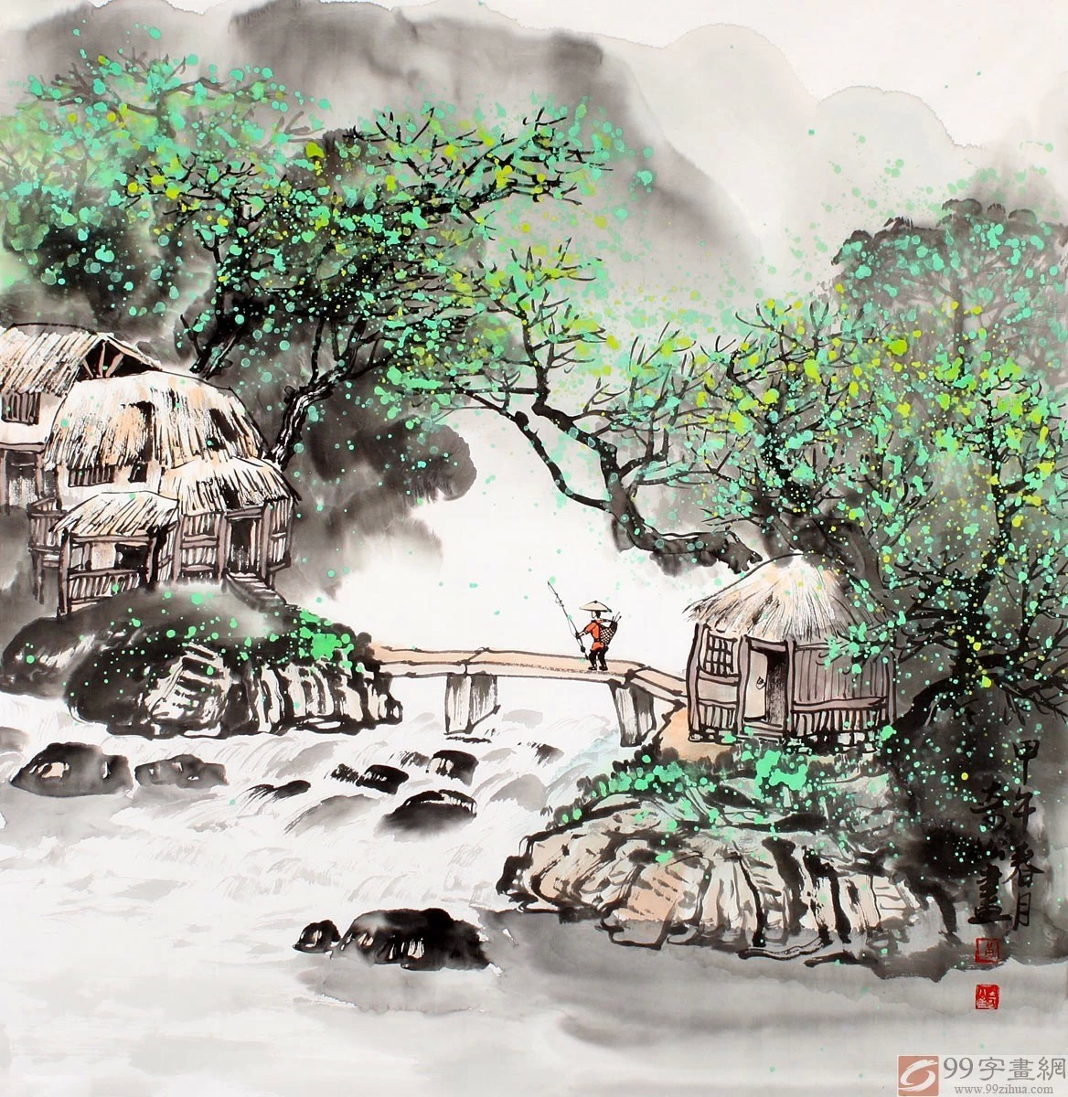 黄奇松国画山水作品（一）