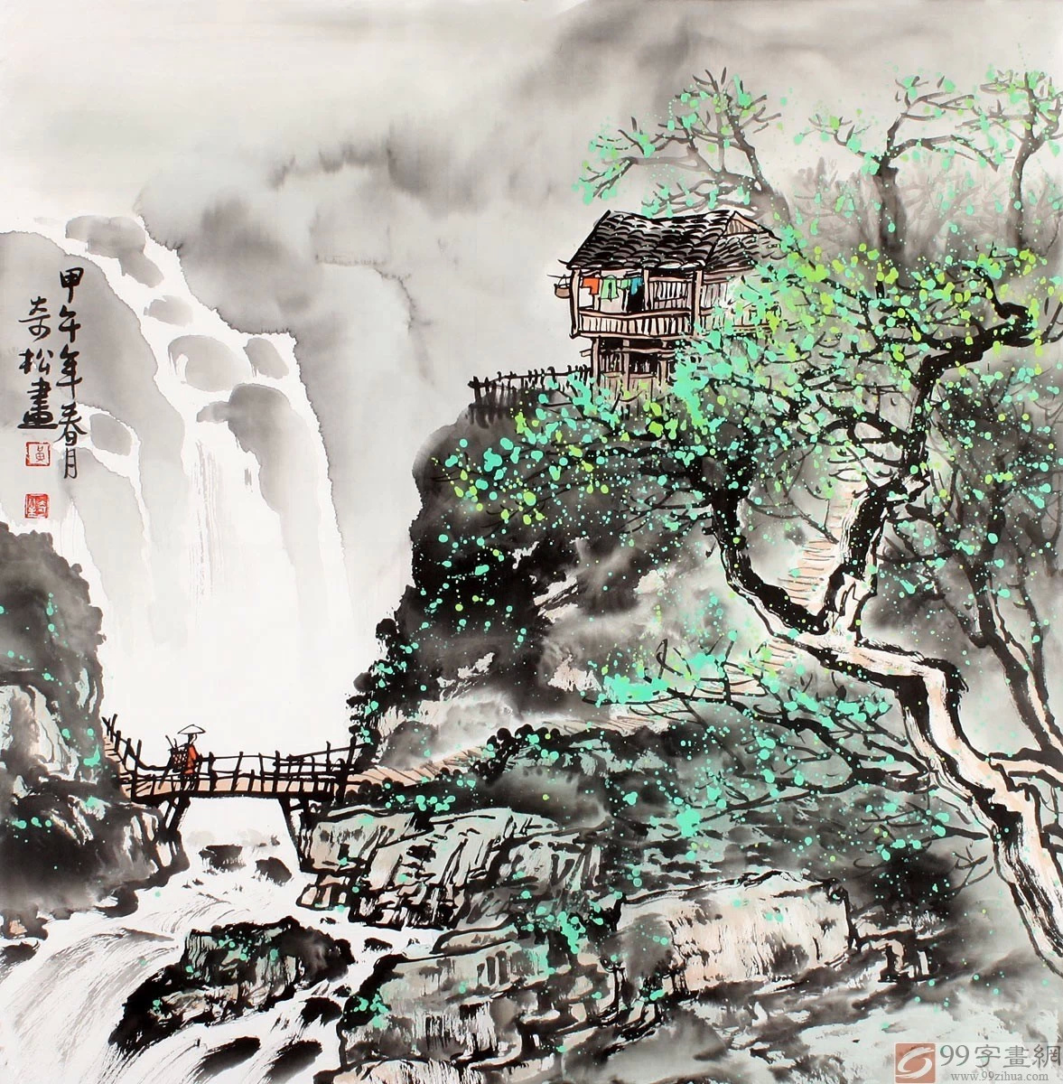 黄奇松国画山水作品（一）