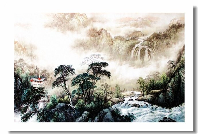 柳恒金国画山水作品