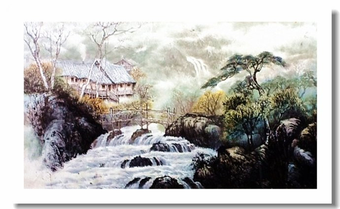 柳恒金国画山水作品