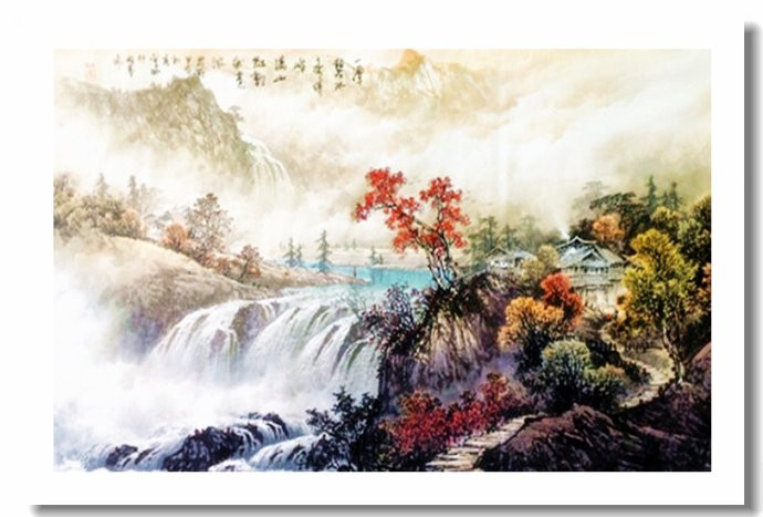 柳恒金国画山水作品