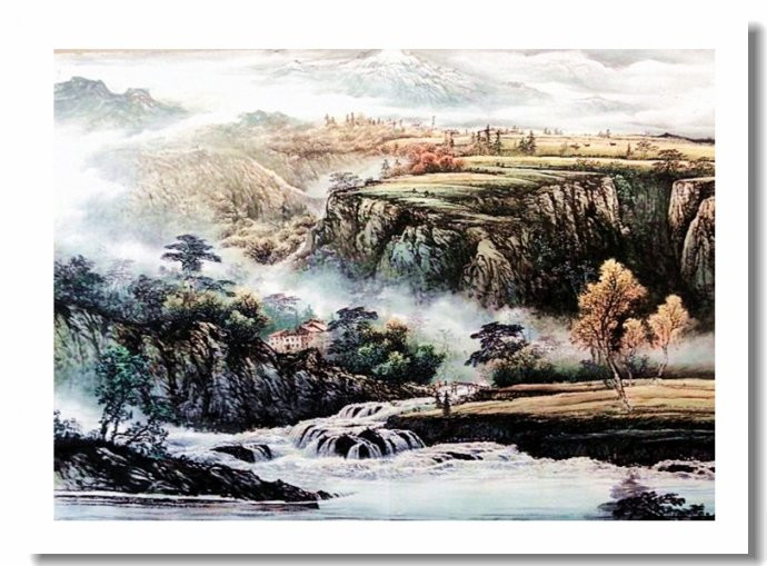 柳恒金国画山水作品
