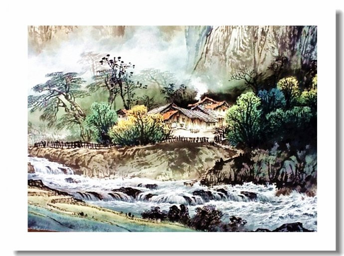 柳恒金国画山水作品