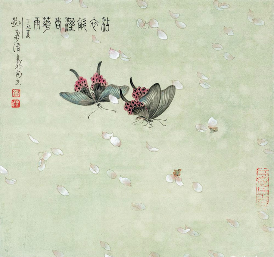 刘菊清国画花鸟作品