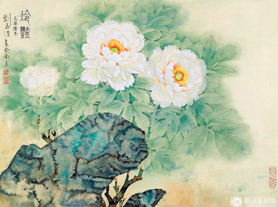 刘菊清国画花鸟作品