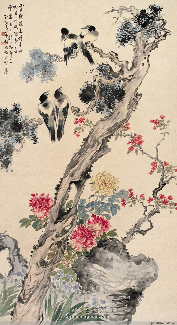 胡汀鹭国画作品
