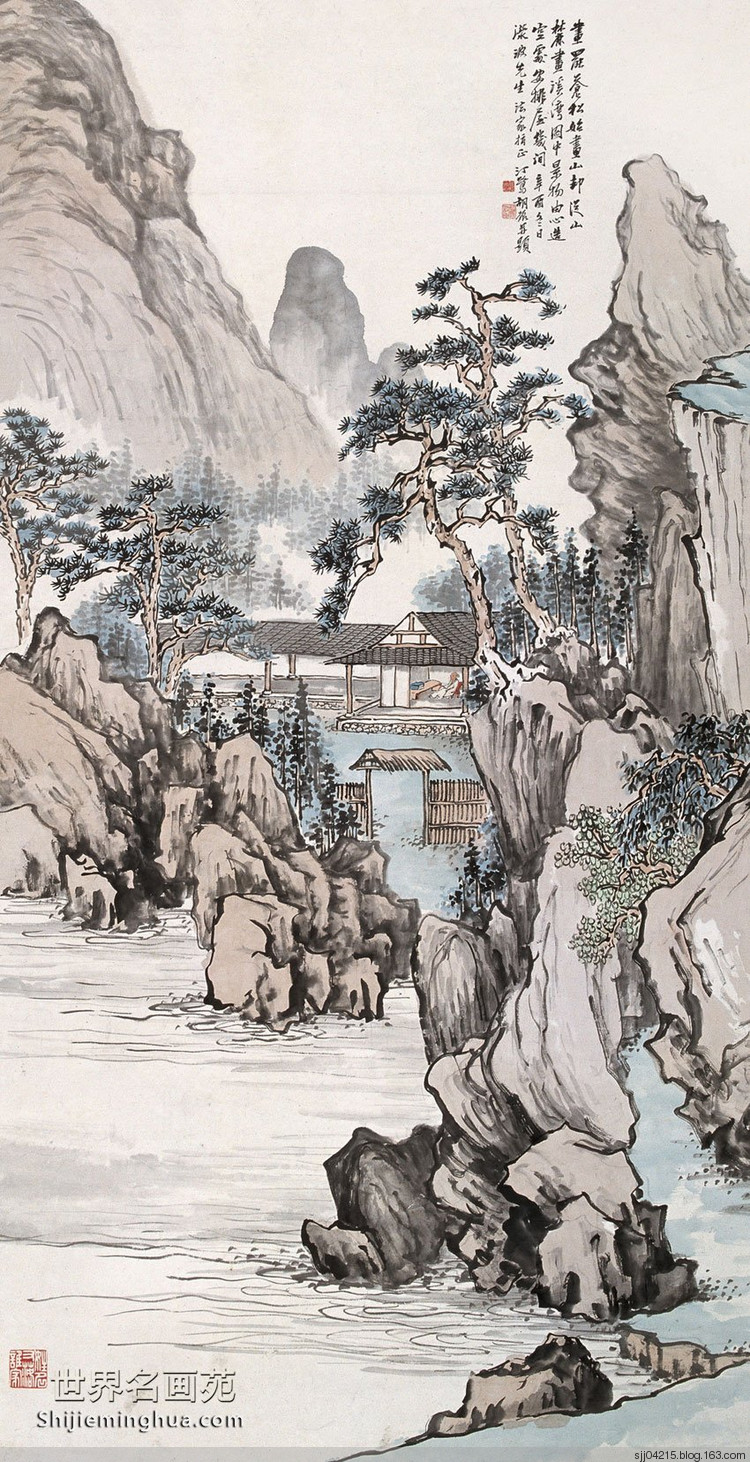 胡汀鹭国画作品