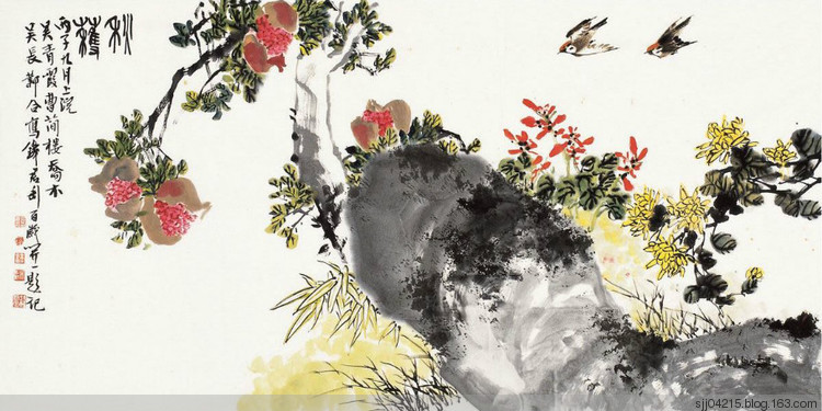 曹简楼国画花卉作品（二）