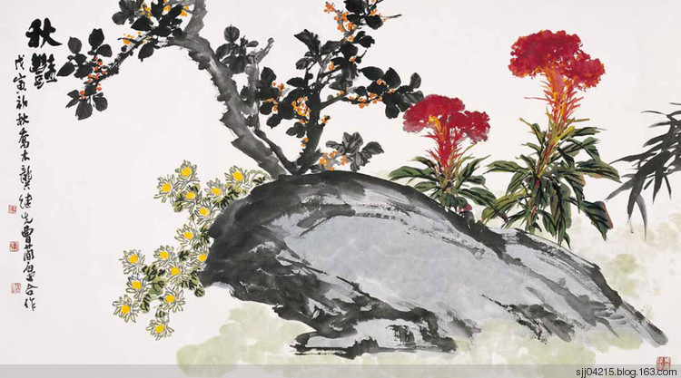 曹简楼国画花卉作品（二）