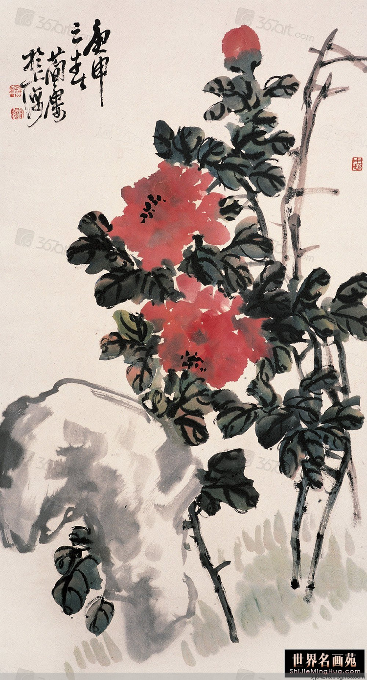 曹简楼国画花卉作品（二）