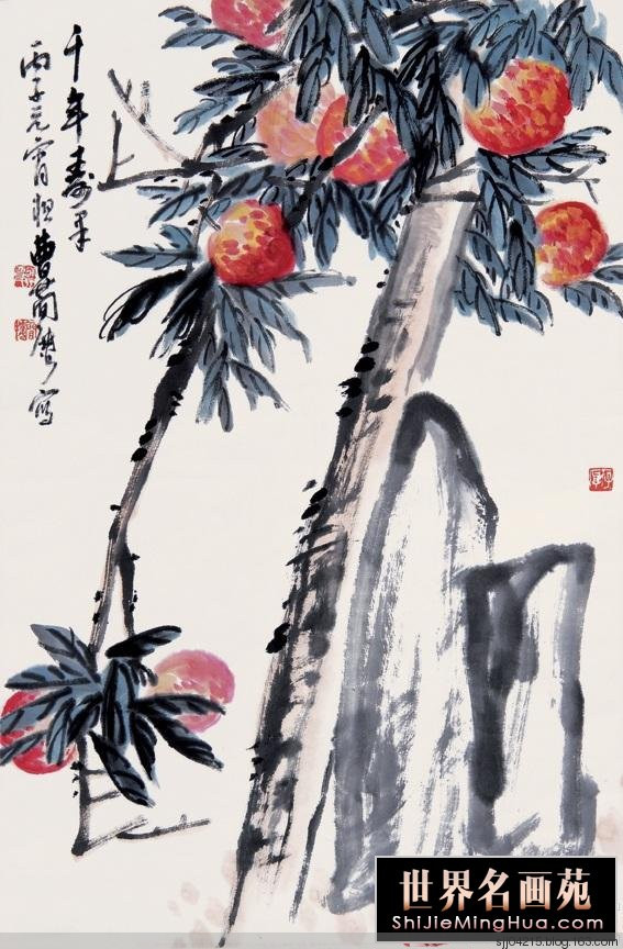 曹简楼国画花卉作品（二）