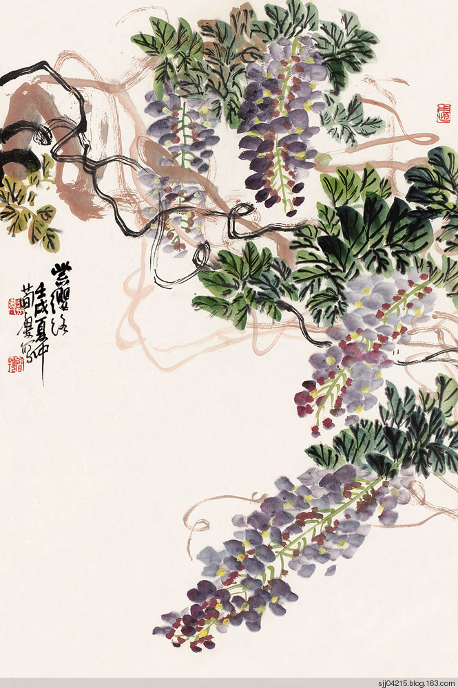 曹简楼国画花卉作品（二）
