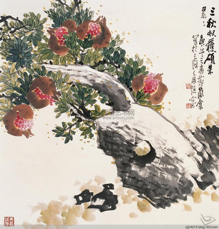 曹简楼国画花卉作品（二）