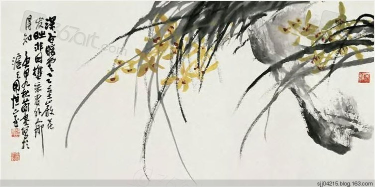 曹简楼国画花卉作品（二）