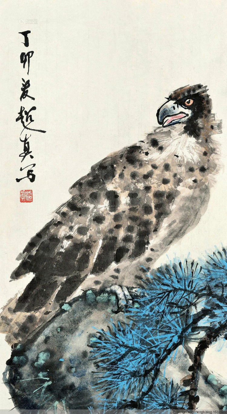 彭友善国画花鸟作品