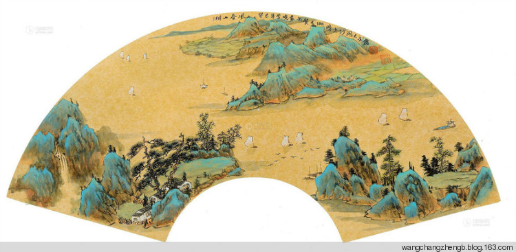方学晓国画山水作品