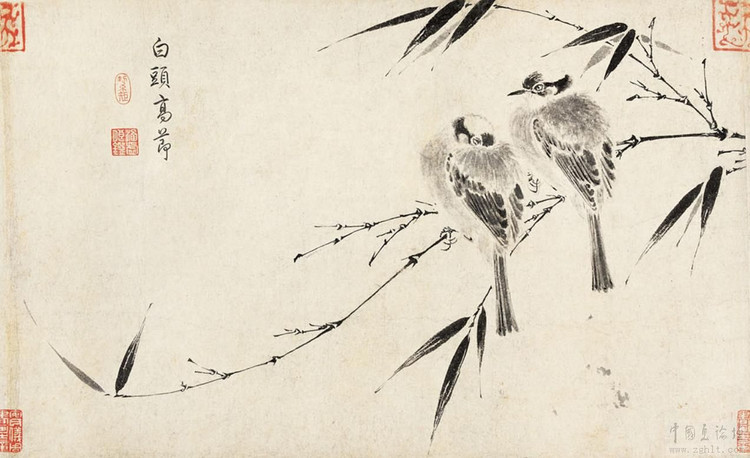 赵佶国画花鸟作品