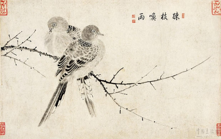 赵佶国画花鸟作品