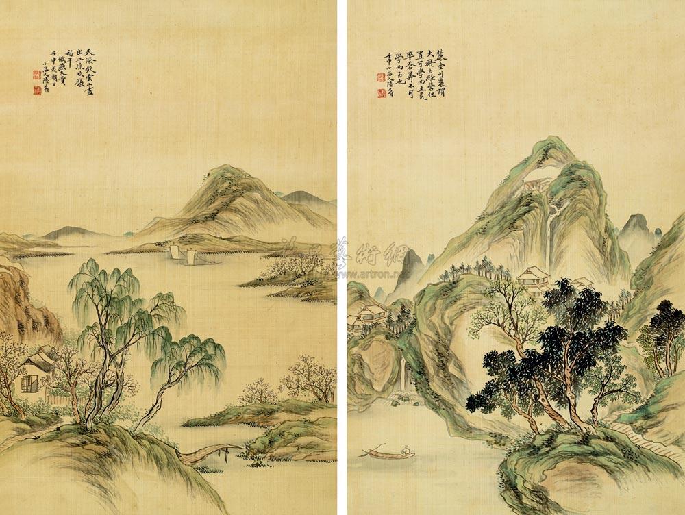 陆小曼国画作品