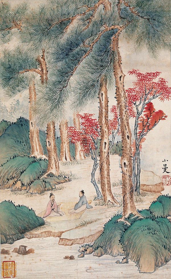 陆小曼国画作品