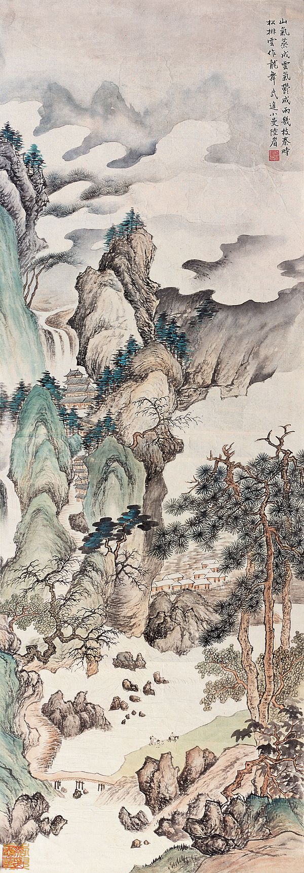 陆小曼国画作品