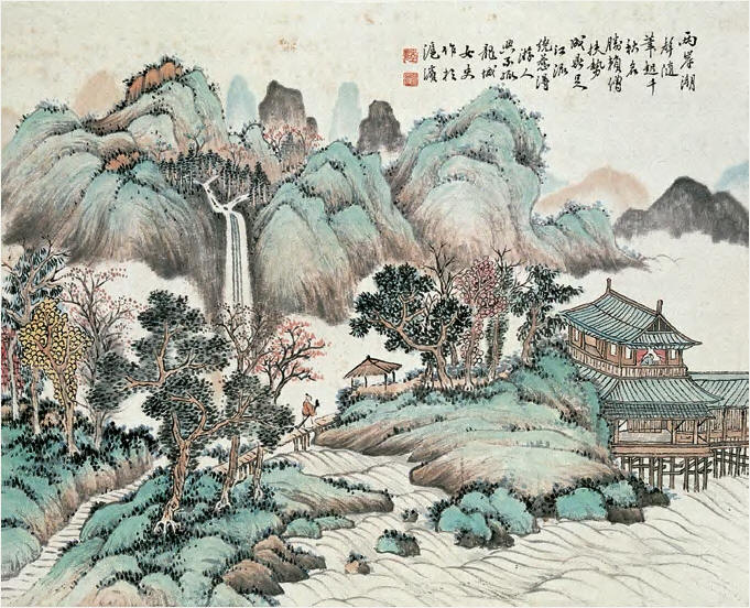 陆小曼国画作品
