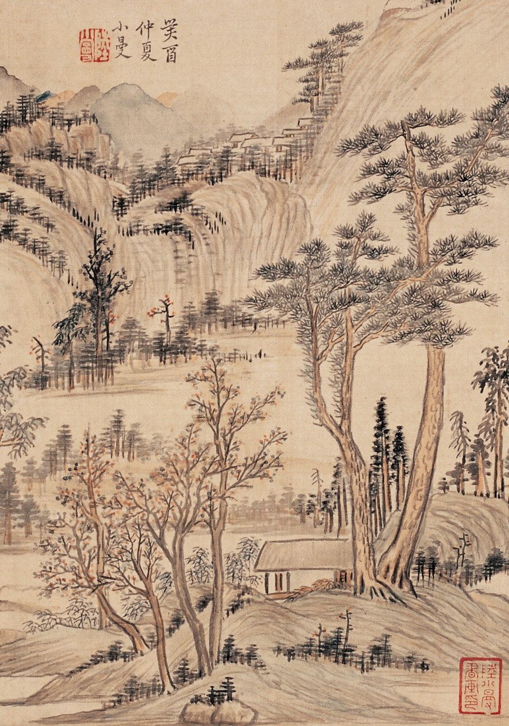 陆小曼国画作品