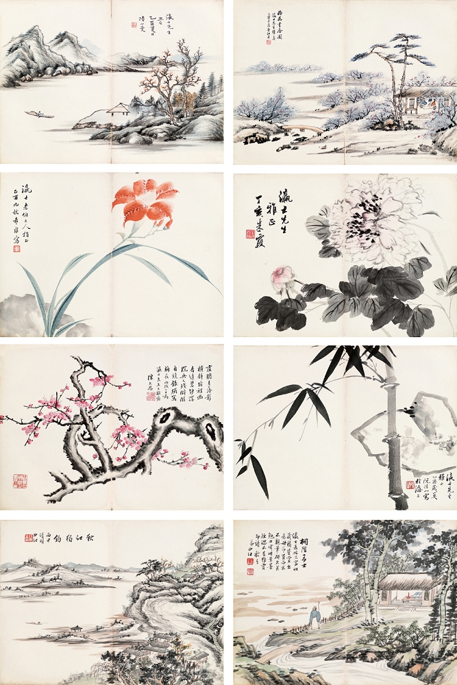 陆小曼国画作品