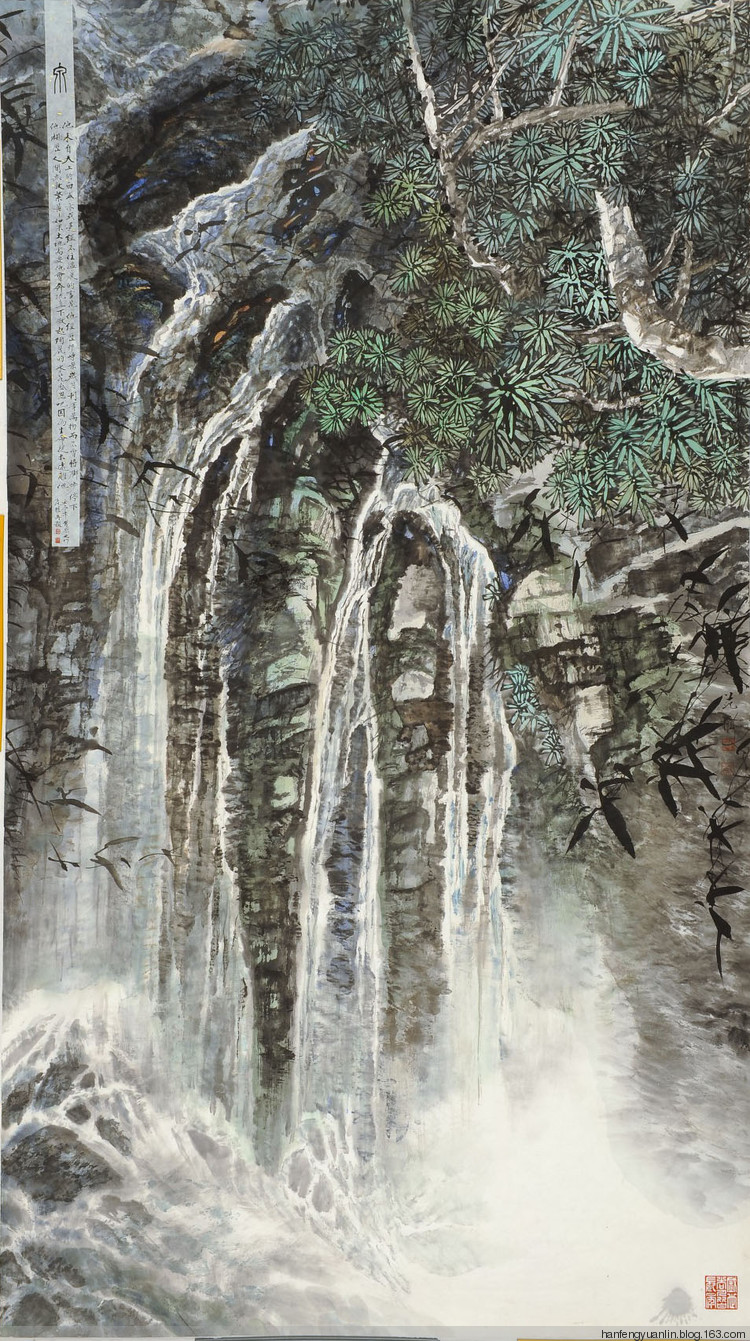 范权国画山水作品