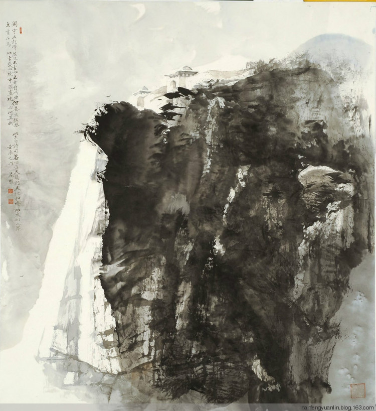 范权国画山水作品