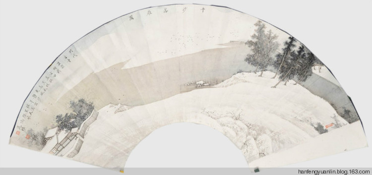 范权国画山水作品