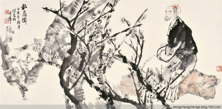 王明明国画人物作品