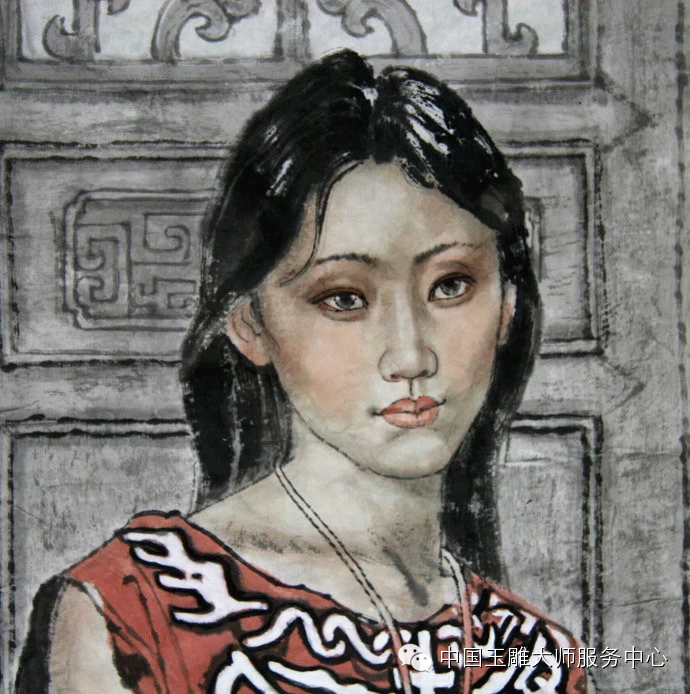 刘向荣国画人物作品