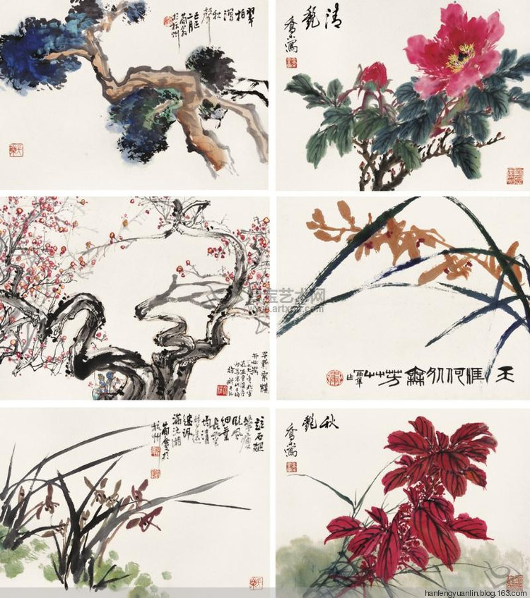 张雪父国画作品