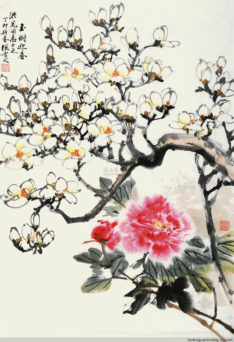 张雪父国画作品