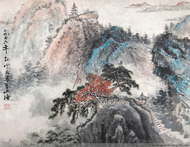 张雪父国画作品