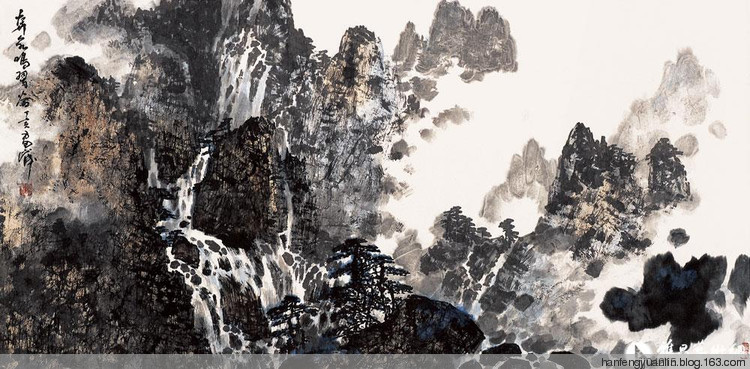 雷正民国画山水作品（二）
