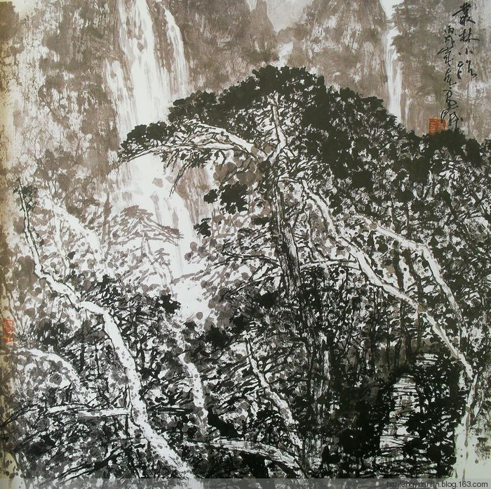 雷正民国画山水作品（一）